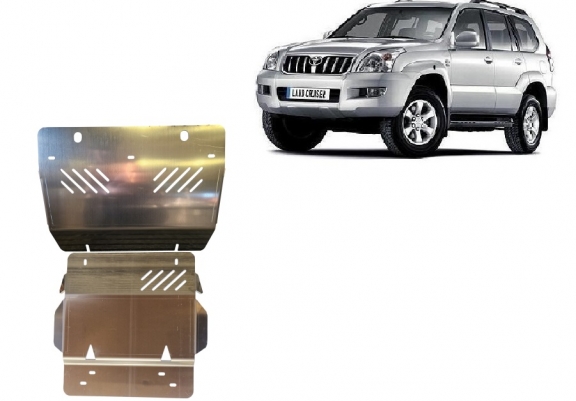 Cache Sous Moteur Toyota Land Cruiser J120 - Aluminium