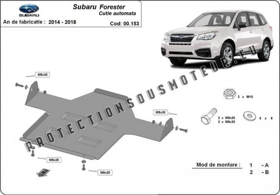 Cache de protection de la boîte de vitesse automatique Subaru Forester 4