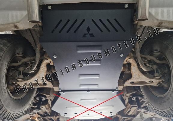 Cache sous moteur et de la radiateur Mitsubishi Pajero 3 (V60, V70) Vers 2.0