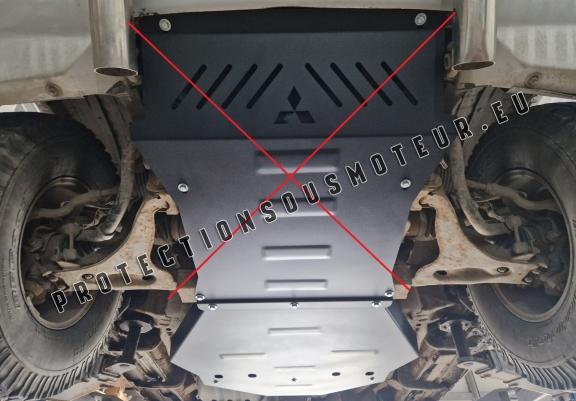 Cache de protection de la boîte de vitesse Mitsubishi Pajero 3 (V60, V70) Vers. 2.0