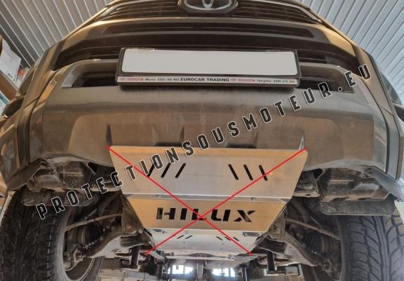 Cache de protection aluminium de la boîte de vitesse Toyota Hilux Revo