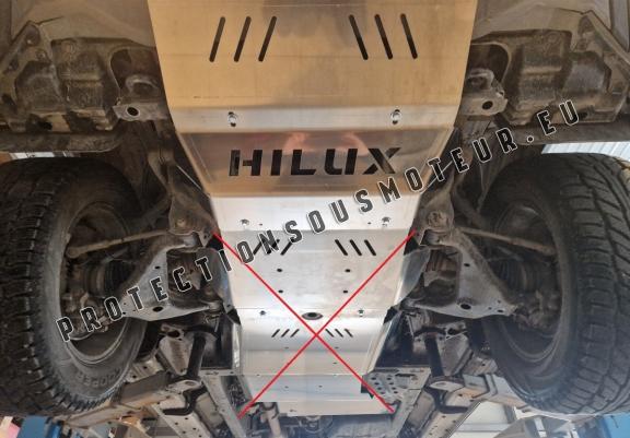 Cache de protection de radiateur Toyota Hilux Revo - Aluminium