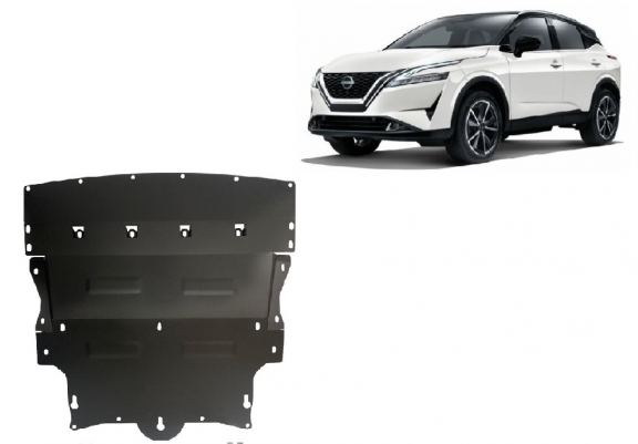 Cache sous moteur et de la boîte de vitesse Nissan Qashqai J12