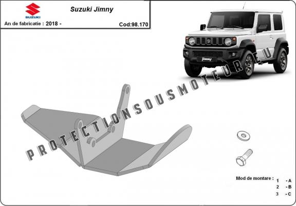 Cache de protection du différentiel Suzuki Jimny