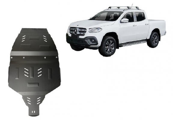 Cache de protection de la boîte de vitesse et protection de la boîte de transfert Mercedes X-Class W470