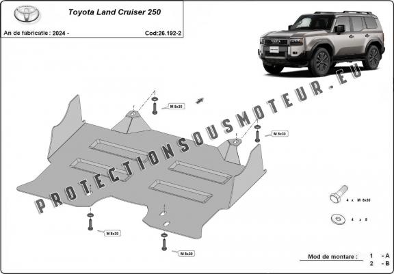 Cache sous moteur Toyota Land Cruiser 250 