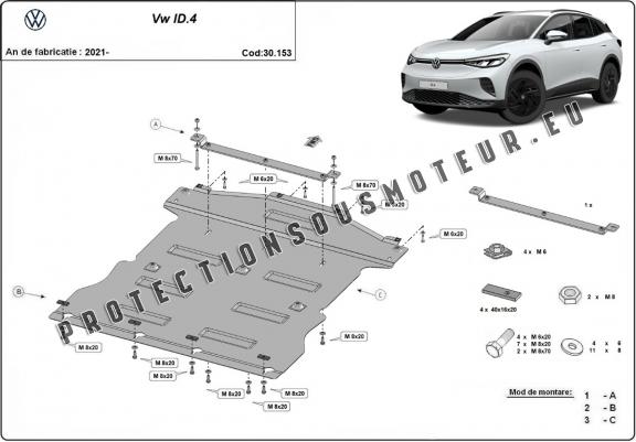 Cache Sous Moteur Volkswagen ID 4