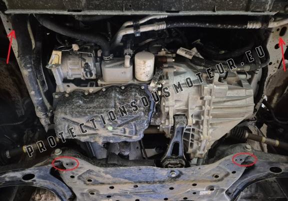 Cache sous moteur et de la boîte de vitesse Ford Transit FWD - Aluminium