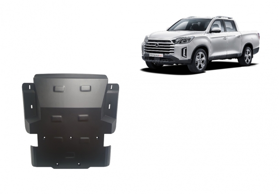 Cache sous moteur et de la radiateur Ssangyong Musso Grand