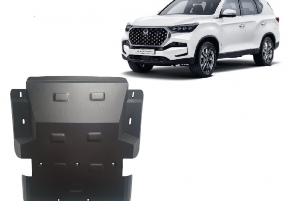 Cache sous moteur et de la radiateur SsangYong Rexton