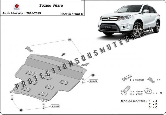 Aluminium cache sous moteur et de la boîte de vitesse Suzuki Vitara