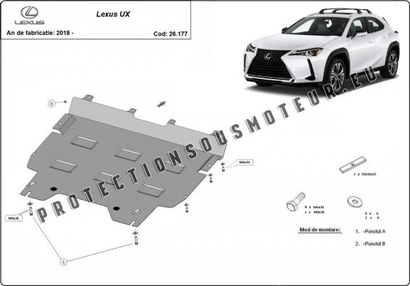 Cache sous moteur et de la boîte de vitesse Lexus UX