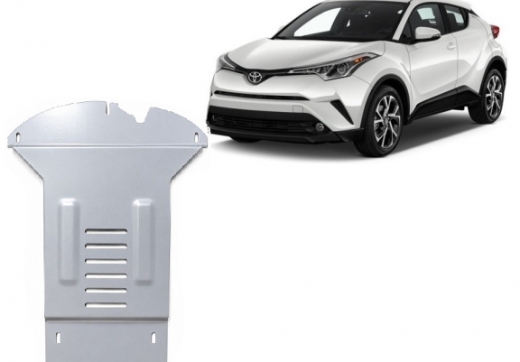 Protection convertisseur catalytique/cat lock  en aluminium Toyota C-HR
