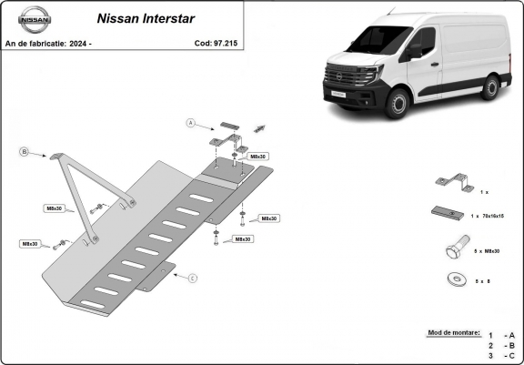 Cache de protection EGR, system STOP&GO / convertisseur catalytique/cat lock Nissan Interstar