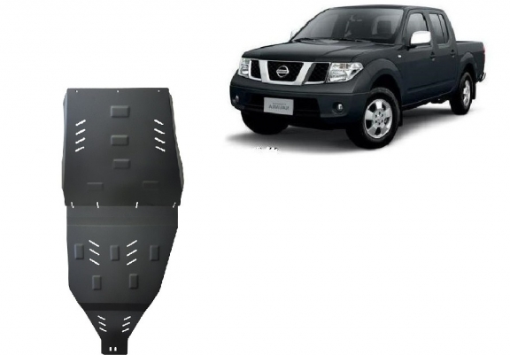 Cache de protection de la boîte de vitesse  Nissan Navara D40