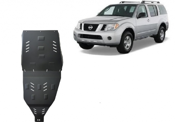 Cache de protection de la boîte de vitesse et de la différentiel Nissan Pathfinder