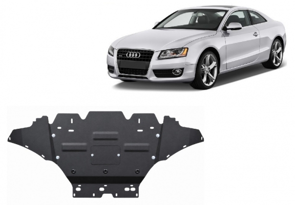 Cache sous moteur et de la radiateur Audi A5 2.0TFSI, 2.0Tdi, quatro