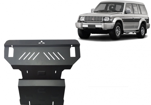 Cache sous moteur et de la radiateur Mitsubishi Pajero 2 