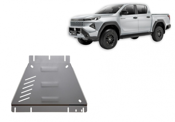 Cache de protection aluminium de la boîte de vitesse Toyota Hilux