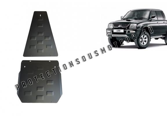 Cache de protection de la boîte de vitesse et de la différentiel Mitsubishi L 200 