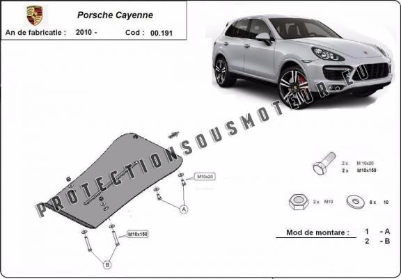 Cache de protection de la boîte de vitesse Porsche Cayenne