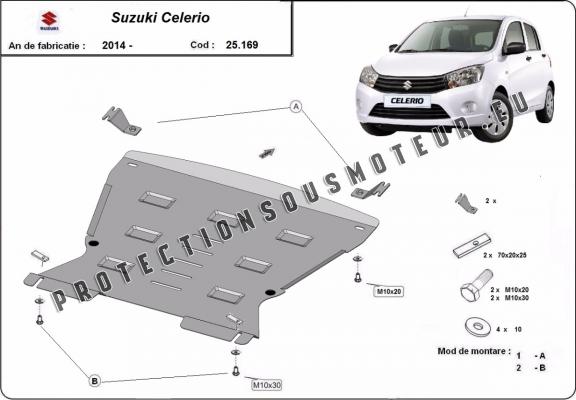 Cache sous moteur et de la boîte de vitesse Suzuki Celerio