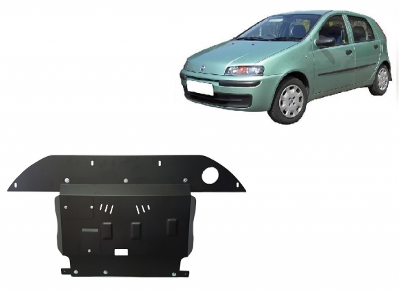 Cache sous moteur et de la boîte de vitesse Fiat Punto
