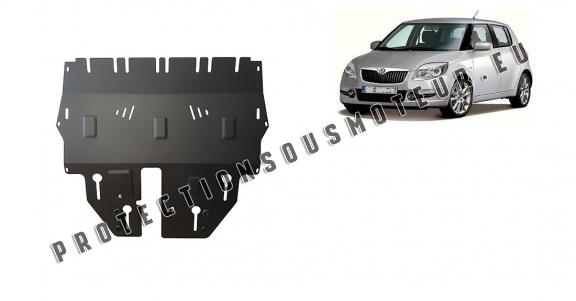 Cache sous moteur et de la boîte de vitesse Skoda Fabia 2