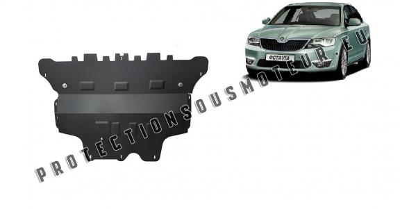 Cache sous moteur et de la boîte de vitesse Skoda Octavia 3 - boîte de vitesses manuelle