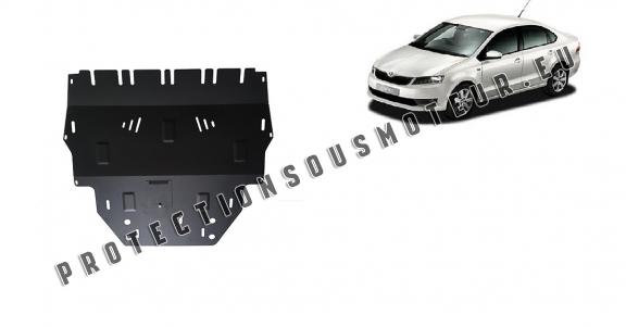 Cache sous moteur et de la boîte de vitesse Skoda Rapid