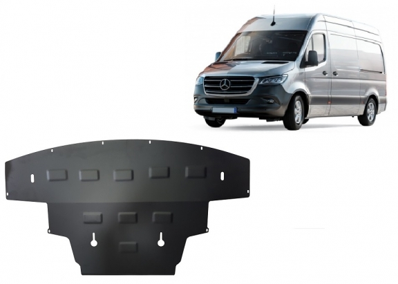 Cache sous moteur et de la radiateur Mercedes Sprinter - Propulsion