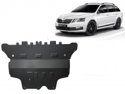 Cache sous moteur et de la boîte de vitesse Skoda Octavia 3 - boîte de vitesses manuelle