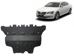 Cache sous moteur et de la boîte de vitesse Skoda Superb - boîte de vitesses manuelle