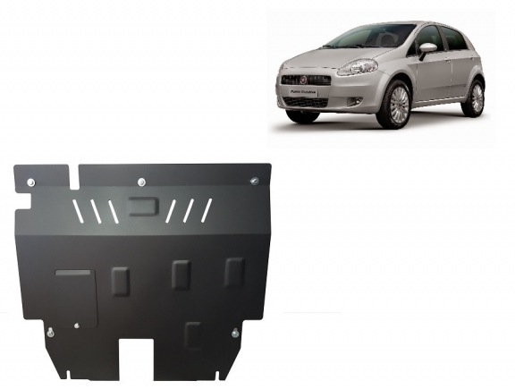 Cache sous moteur et de la boîte de vitesse Fiat Punto