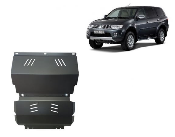 Cache sous moteur et de la radiateur Mitsubishi Pajero Sport 2