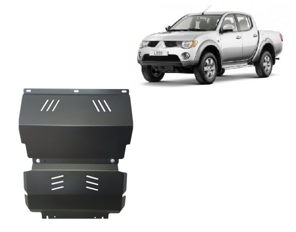 Cache sous moteur et de la radiateur Mitsubishi L 200