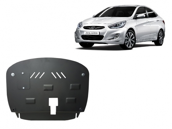 Cache sous moteur et de la boîte de vitesse Hyundai Solaris