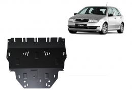 Cache sous moteur et de la boîte de vitesse Skoda Fabia