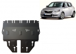 Cache sous moteur et de la boîte de vitesse Skoda Fabia 2