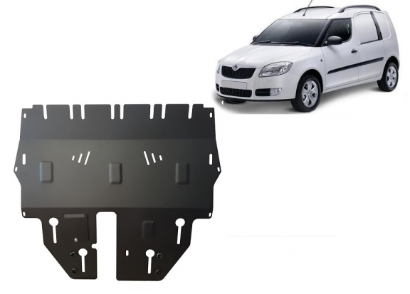Cache sous moteur et de la boîte de vitesse Skoda Praktik