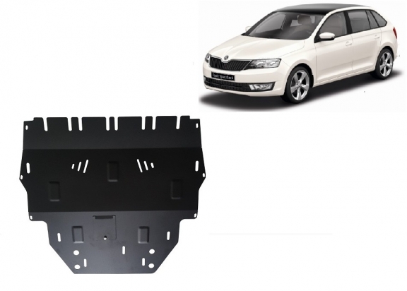 Cache sous moteur et de la boîte de vitesse Skoda Spaceback