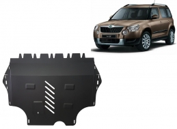 Cache sous moteur et de la boîte de vitesse Skoda Yeti