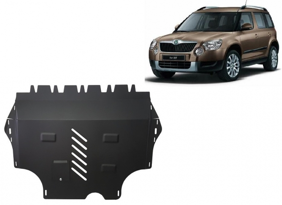 Cache sous moteur et de la boîte de vitesse Skoda Yeti