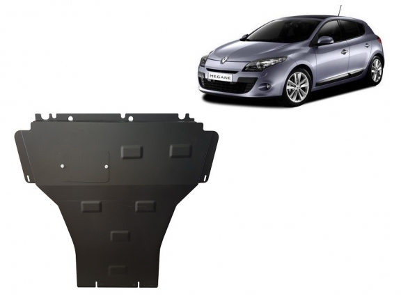 Cache sous moteur et de la boîte de vitesse Renault Megane 3