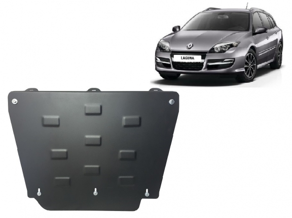 Cache sous moteur et de la boîte de vitesse Renault Laguna 3