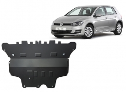 Cache sous moteur et de la boîte de vitesse VW Golf 7 - boîte de vitesses manuelle
