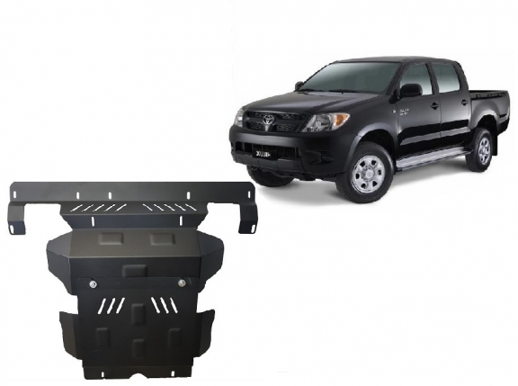 Cache sous moteur et de la radiateur Toyota Hilux