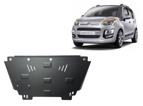 Cache sous moteur et de la boîte de vitesse Citroen C3 Picasso