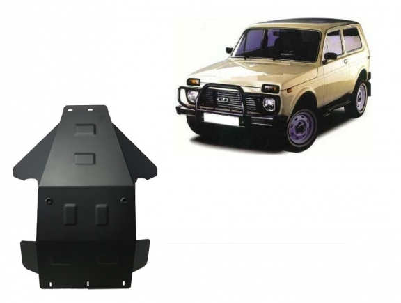 Cache sous moteur et de la boîte de vitesse Lada Niva