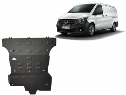 Cache de protection sous moteur et de la boîte de vitesse  Mercedes Viano W447 2.2 D, 4x4